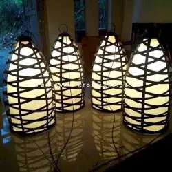 Lampu Taman Tembaga Kuningan